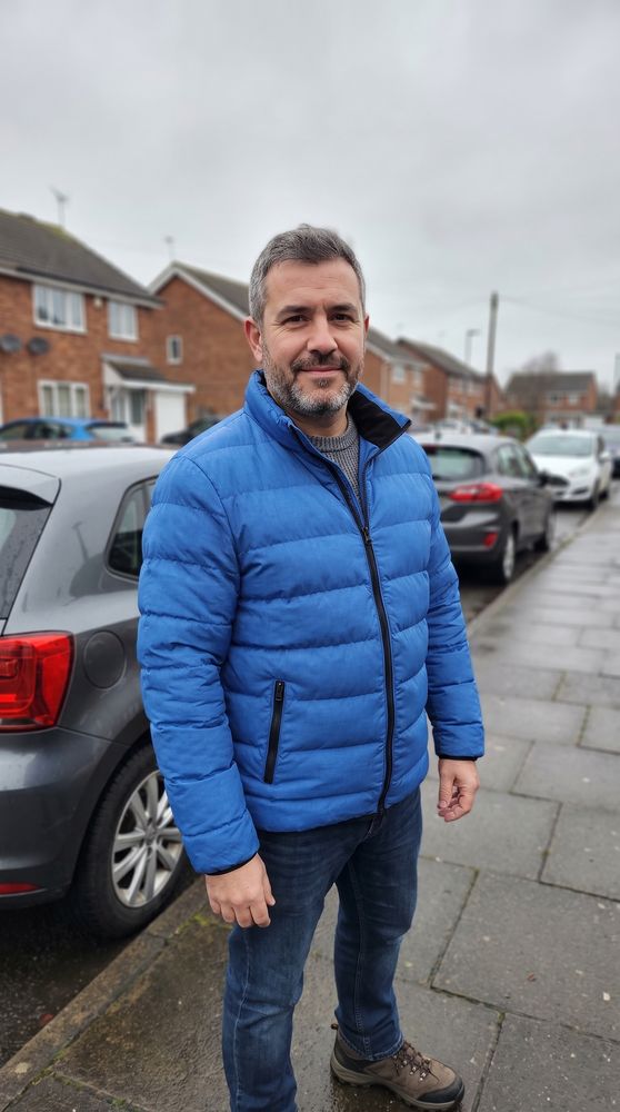 Foto de Sergio G. con la chaqueta