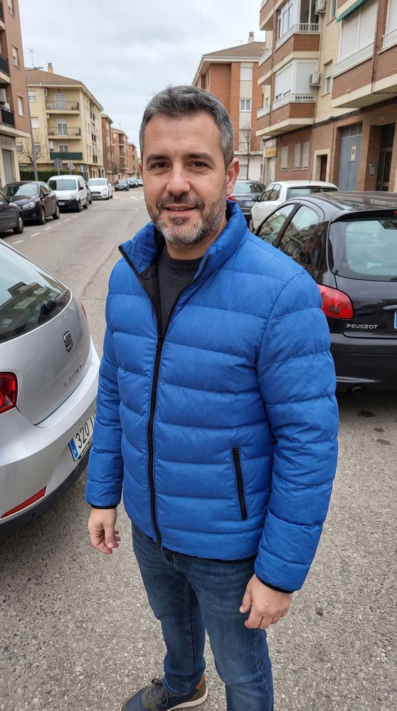 Foto de Sergio G. con la chaqueta