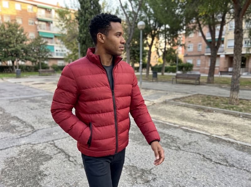 Foto de Jorge Á. con la chaqueta